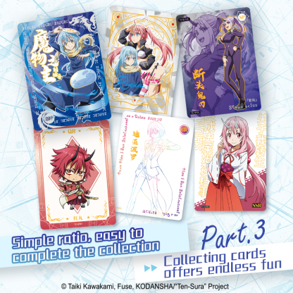 10 Packs CARDFUN That Time I Got Reincarnated as a Slime Collectible Card Game Trading Cards Hobby Gifts Toys