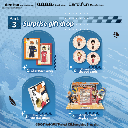 10 Packs CARDFUN Haikyu Collection Cards Booster Packs – TCG CCG Collectable Playing Trading Card