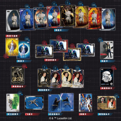 Cardfun Starwar 10 packs、 TRADING CARDS 10 Packs Official Anime TCG CCG Collectable Card Booster Packs
