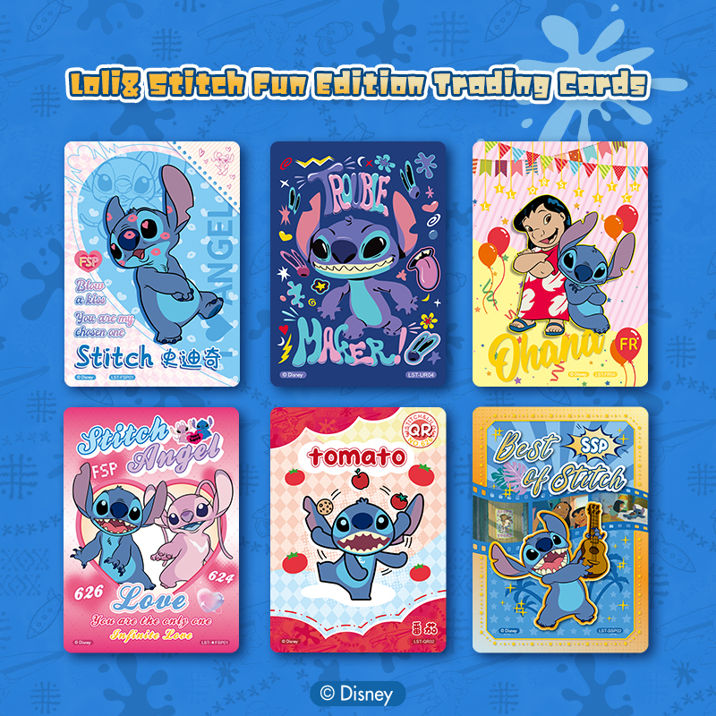 10 Packs CARDFUN Lilo and Stitch Cards Official Anime TCG CCG Collectible Card Game Trading Cards Hobby Gifts Toys