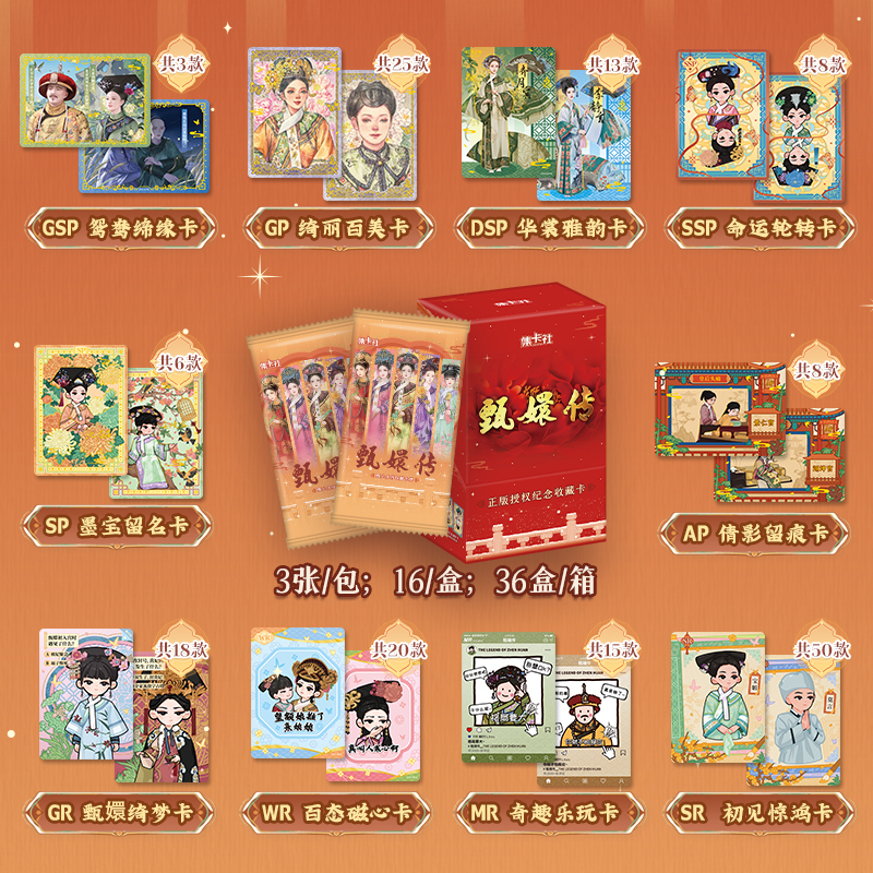 CardFun Empresses in the Palace Movie Card Collectible Card 1Box/16Packs CCG TCG