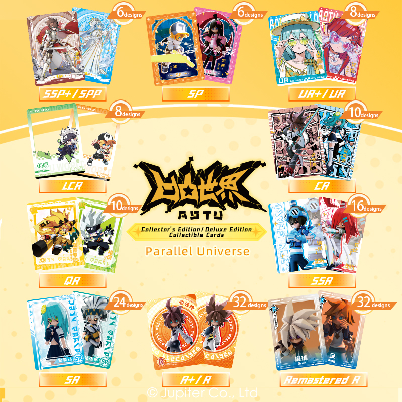 20/36 Packs CARDFUN Auto World 7th Edition Parallel Time Space Trading Cards Official Anime TCG CCG Collectable Card Hobby Gifts Toys