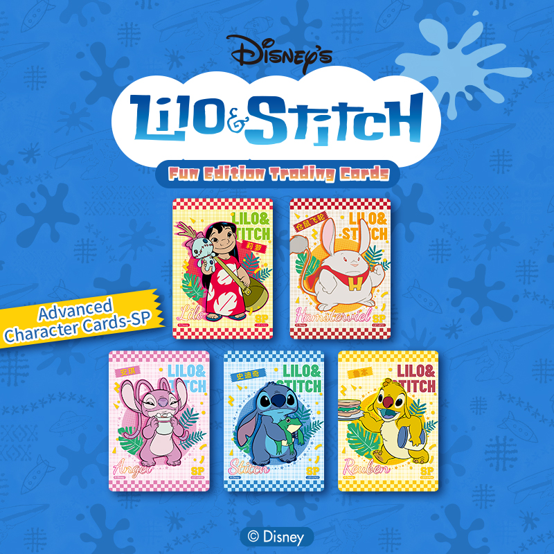 10 Packs CARDFUN Disney/Pixar Lilo and Stitch Cards Official