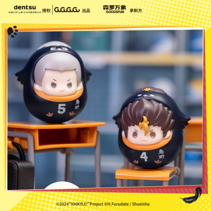 Cardfun【Haikyu!! The Dumpster Battle】Cute Pet Wobbler PVC ABS Collectible Blind Bag 16 designs Cartoon Anime