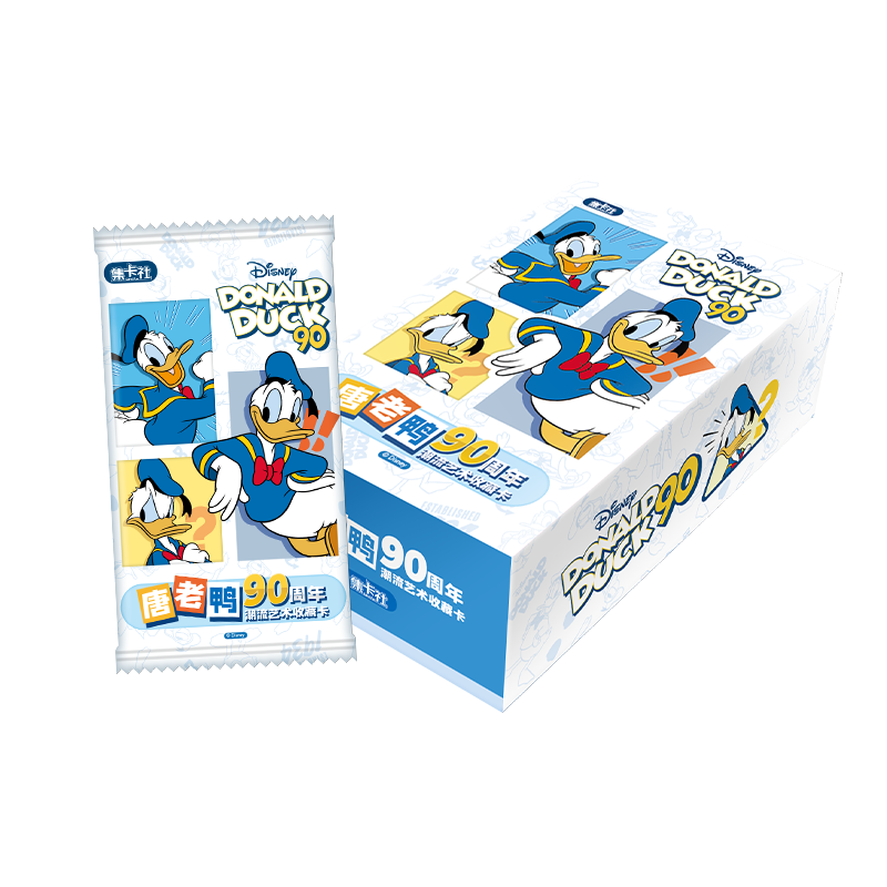 10 Packs CARDFUN Donald Duck 90th Anniversary Official Anime TCG CCG Collectible Card Game Trading Cards Hobby Gifts Toys