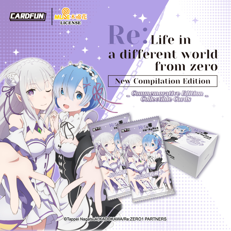 CardFun Re: Life in a Different World from Zero 10Packs Collectable Cards Offical Licensed Cards  Collectable Card Game Trading Card Game