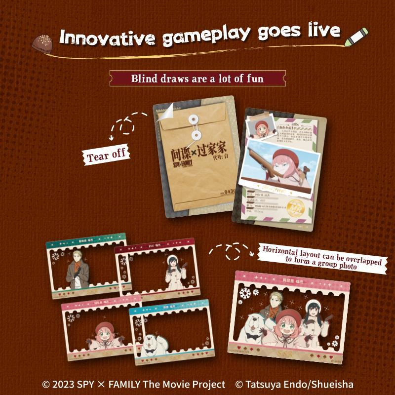 20 Packs CARDFUN SPYxFAMILY CODE White Cards TCG CCG Collectible Card Game Trading Cards Hobby Gifts Toys