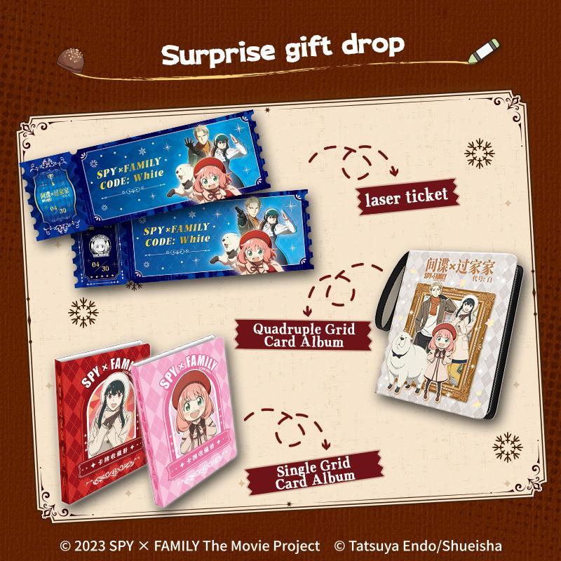 20 Packs CARDFUN SPYxFAMILY CODE White Cards TCG CCG Collectible Card Game Trading Cards Hobby Gifts Toys