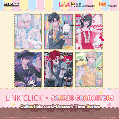 Link Click x Sanrio Characters Desert-Time Series 1Box/10Packs collectible ticket cards CCG TCG