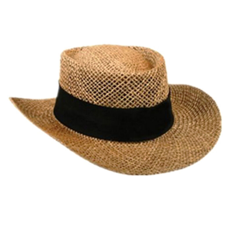 Paper straw cowboy hat for men