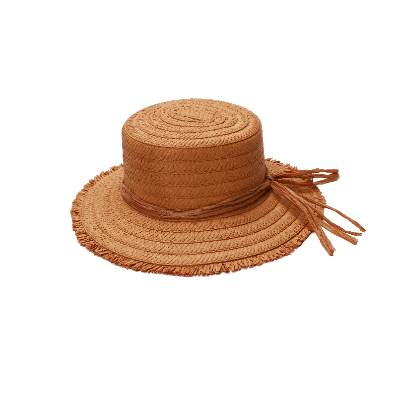 Factory direct sales summer beach fashion vacation big wide brim sun bucket hat for women