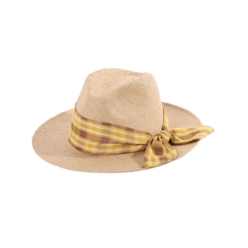 Wholesale summer men oversized vacation wide brim sun protection outdoor beach straw hat