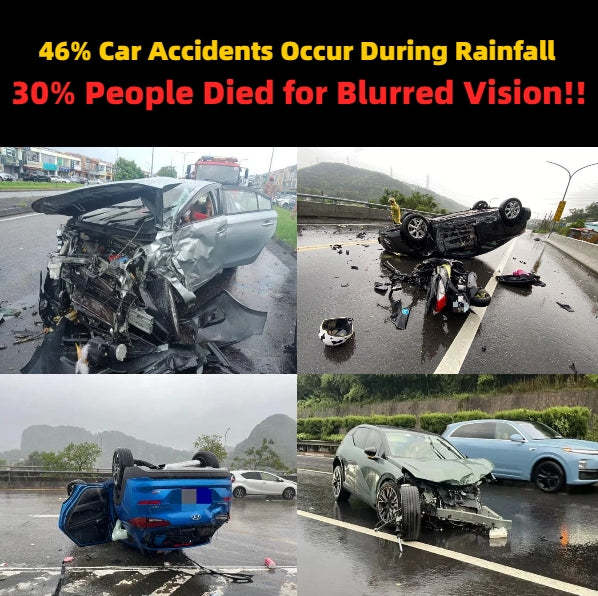 ⚠️Do not let the blurred vision on rainy days endanger your life ⚠️  Automotive Oil Film Cleaning Brush