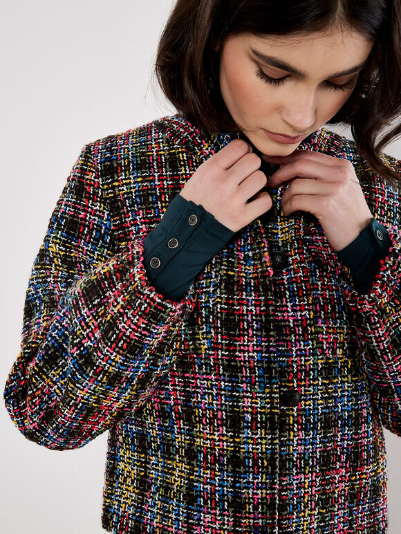 Multicoloured Tweed Jacket