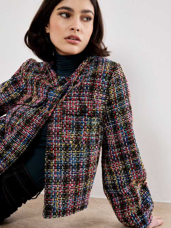Multicoloured Tweed Jacket