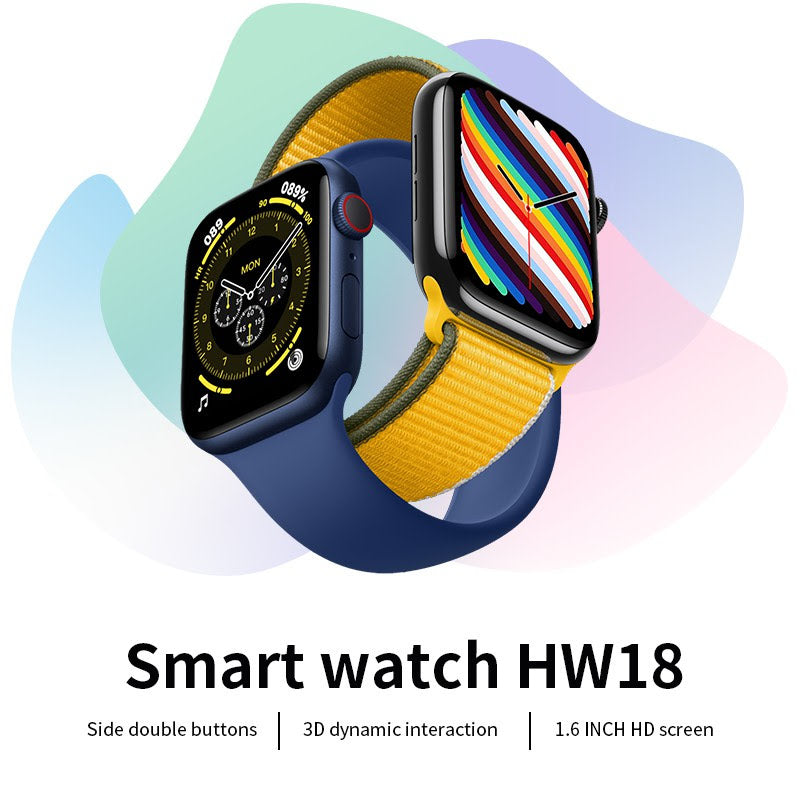 Wearfit HW18 Smart Watch 1.6 HD Full Screen Bluetooth Call Sport Fitness Smartwatch