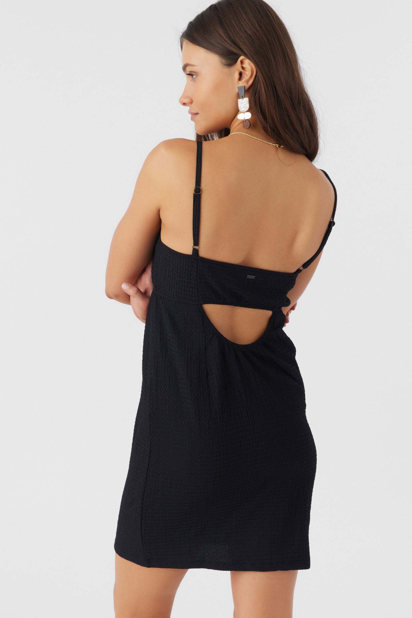 LISE TEXTURED KNIT SHORT DRESS