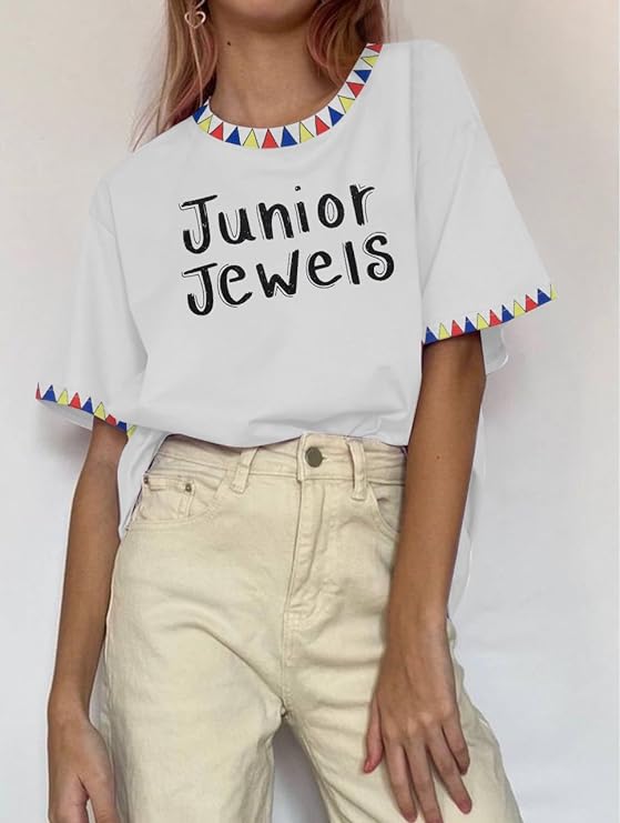 Junior Jewels Shirt Women Oversized Country Concert Tshirt Country Music Shirts Music Lovers Fans Gift Tops