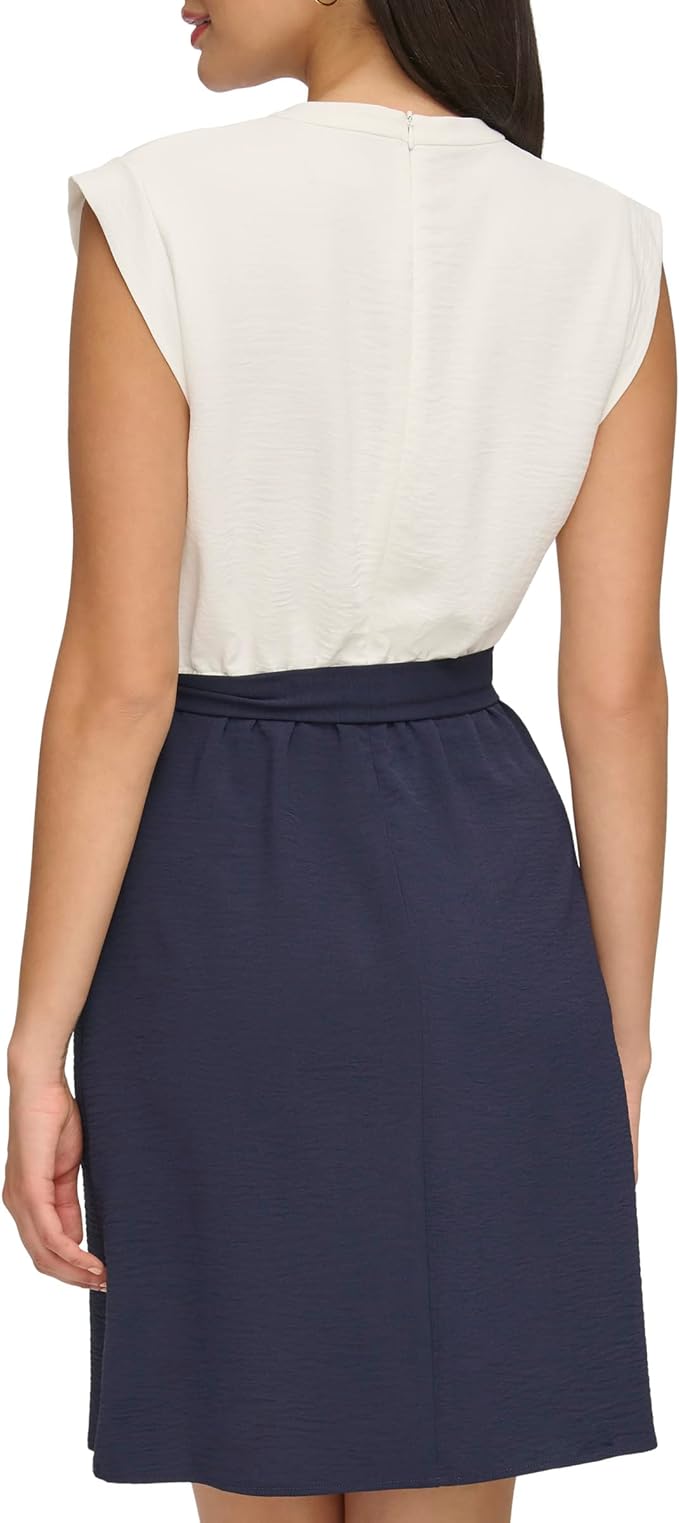 Women's Cap Sleeve Wear to Work V-Neck