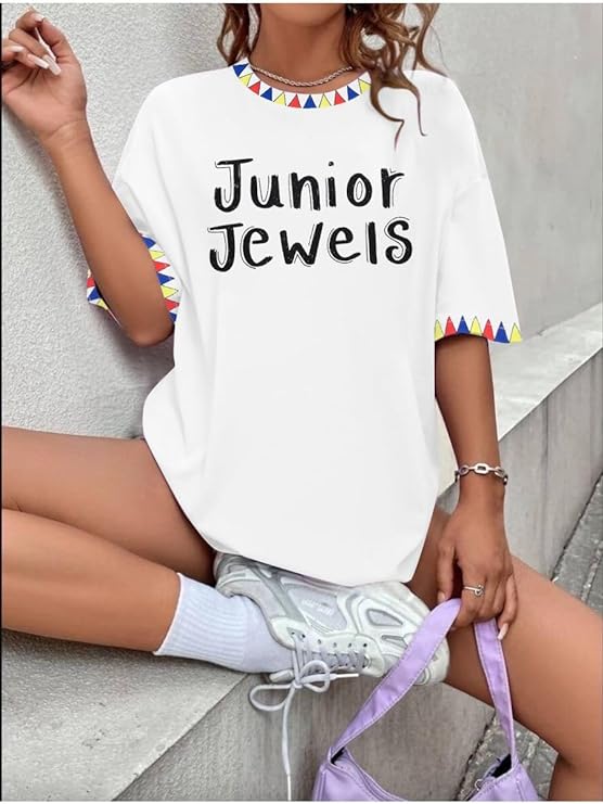 Junior Jewels Shirt Women Oversized Country Concert Tshirt Country Music Shirts Music Lovers Fans Gift Tops