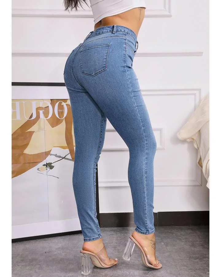 Elastic High Waist Jeans🔥Hot sale