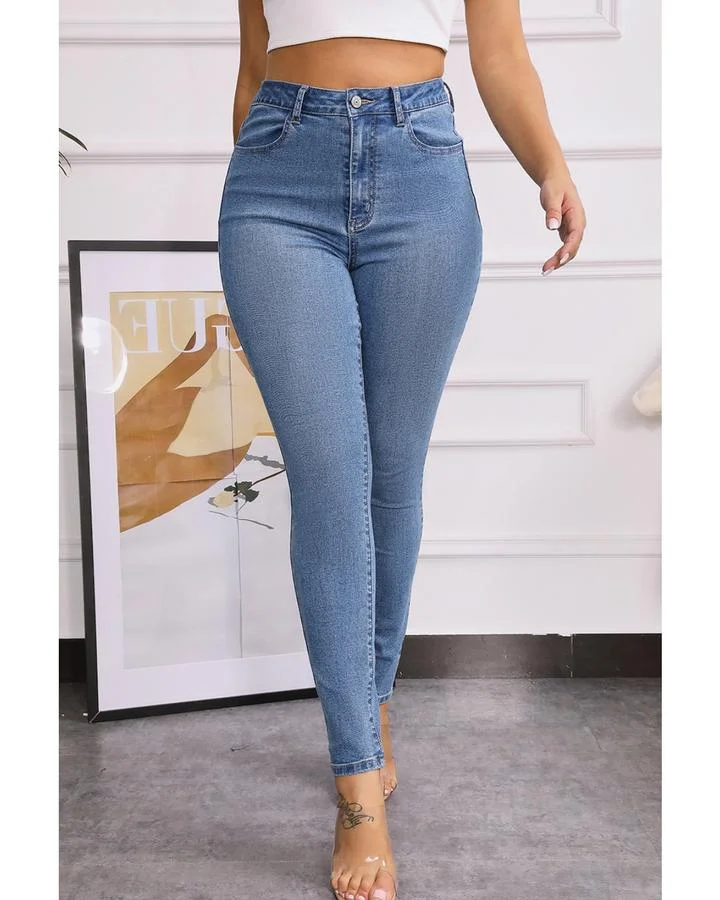 Elastic High Waist Jeans🔥Hot sale