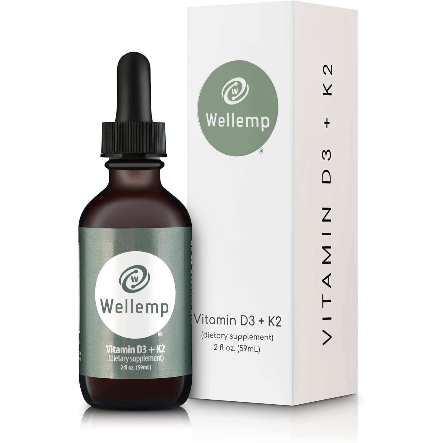 Wellemp®Vitamin D3 + K2 Drops