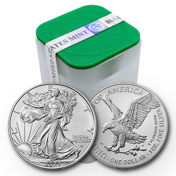 ✨LAST DAY 60% DISCOUNT ✨2021-2024 AMERICAN SILVER EAGLE COINS BRILLIANT UNCIRCULATED