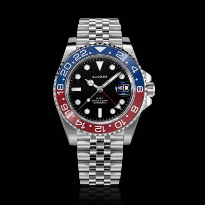 GMT DIVER'S SU126710BLRO V2 Red & Blue Bezel-TIME.SHOP
