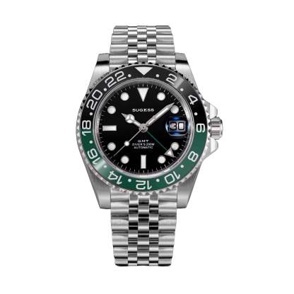 GMT DIVER'S SG116710LN Green Black Bezel Jubilee Bracelet-TIME.SHOP