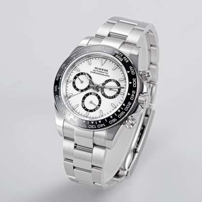 Automatic Chronograph S418-2.003 Panda Dial Ceramic Bezel Professional-TIME.SHOP