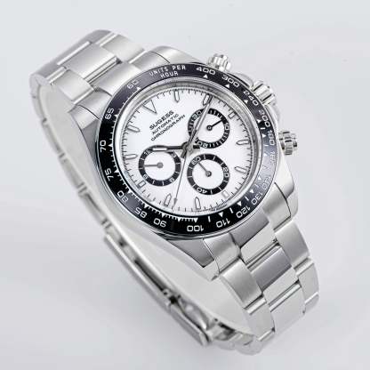 Automatic Chronograph S418-2.001 White Dial Stainless Steel Bezel Professional-TIME.SHOP