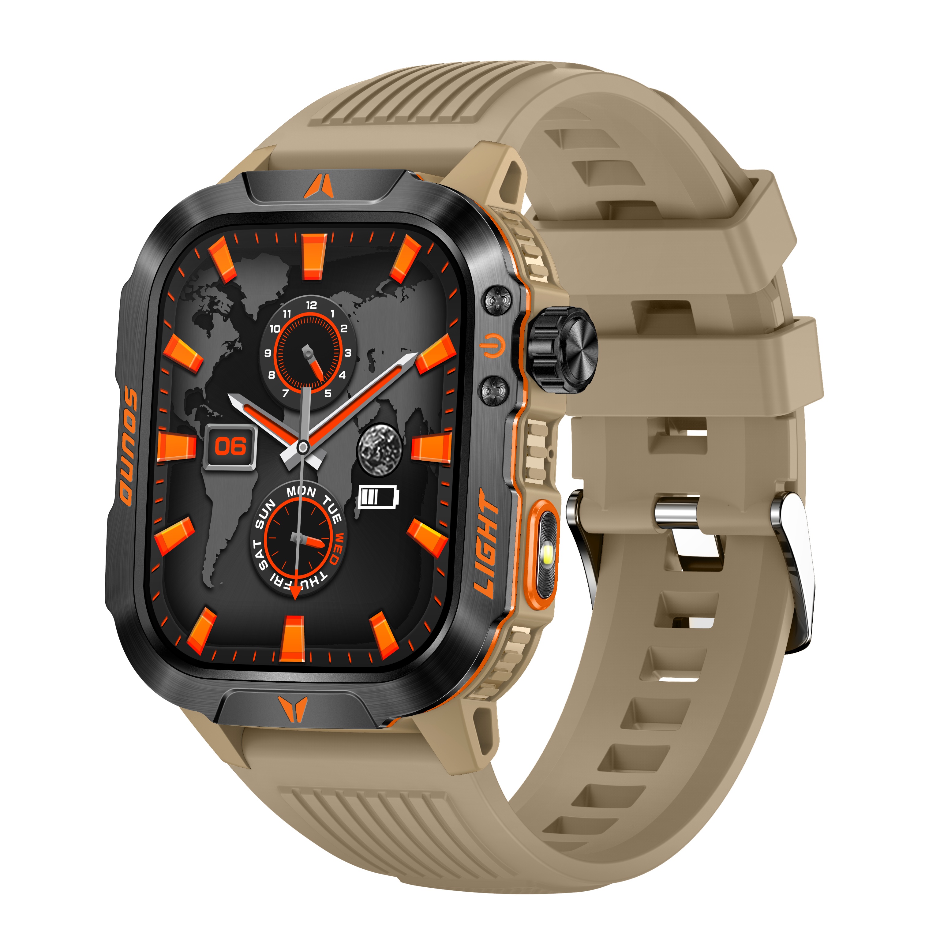 2024 New Smart Watch (Answer/Call) Outdoor Sports Watch Led Altimeter Barometer 100 Sport Mode 600mah Battery Multimedia Message Check Weather Pedometer Fitness Tracker for Android iPhone Gift