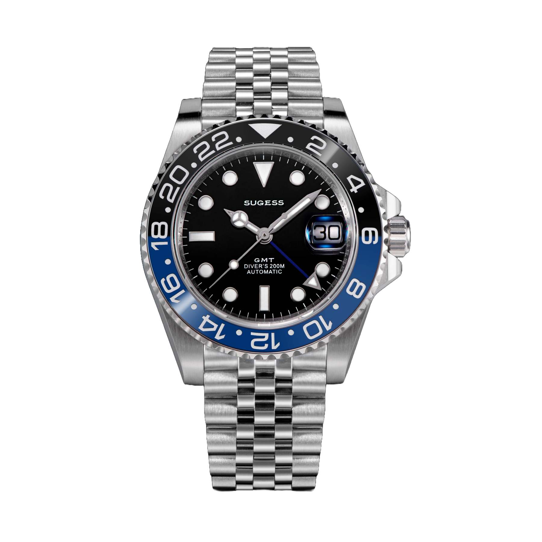 GMT DIVER'S SG126710BLNR Blue & Black Bezel Jubilee Bracelet-TIME.SHOP