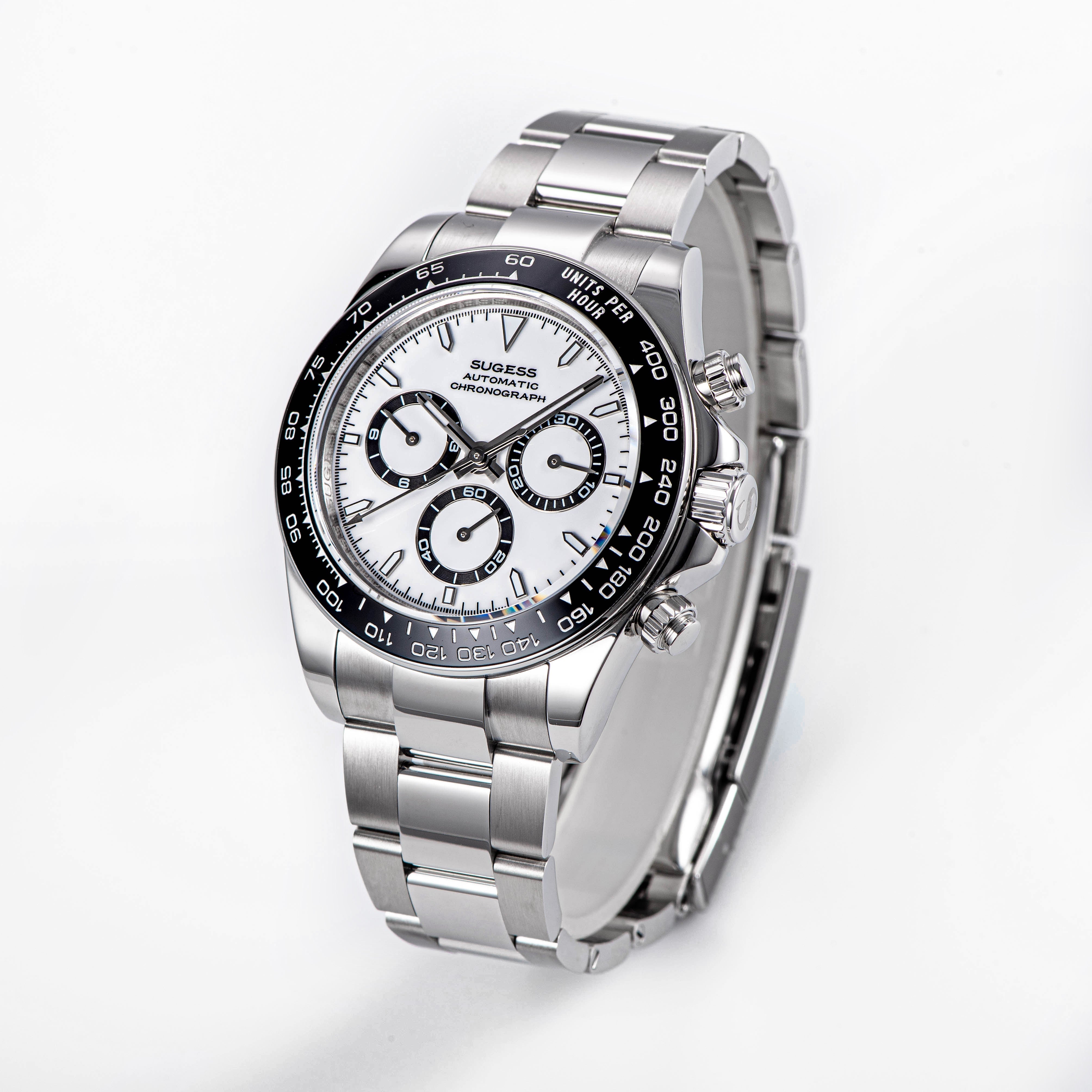 Automatic Chronograph S418-2.003 Panda Dial Ceramic Bezel Professional-TIME.SHOP