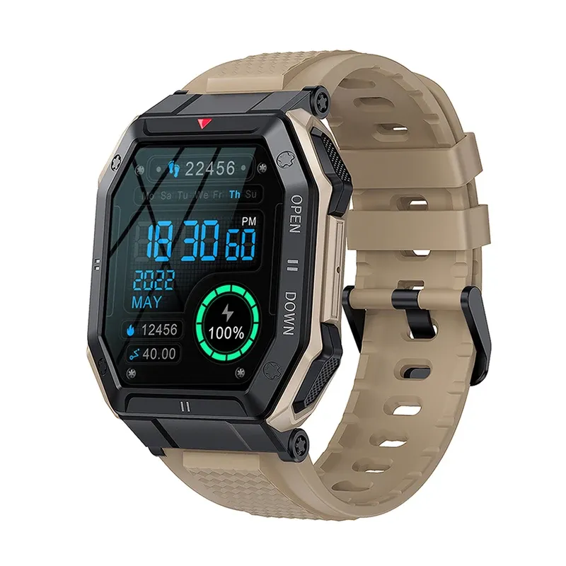 Hit 2022 new Bluetooth call smart watch men sports fitness tracker custom dial IP68 waterproof smartwatch for Android iOS