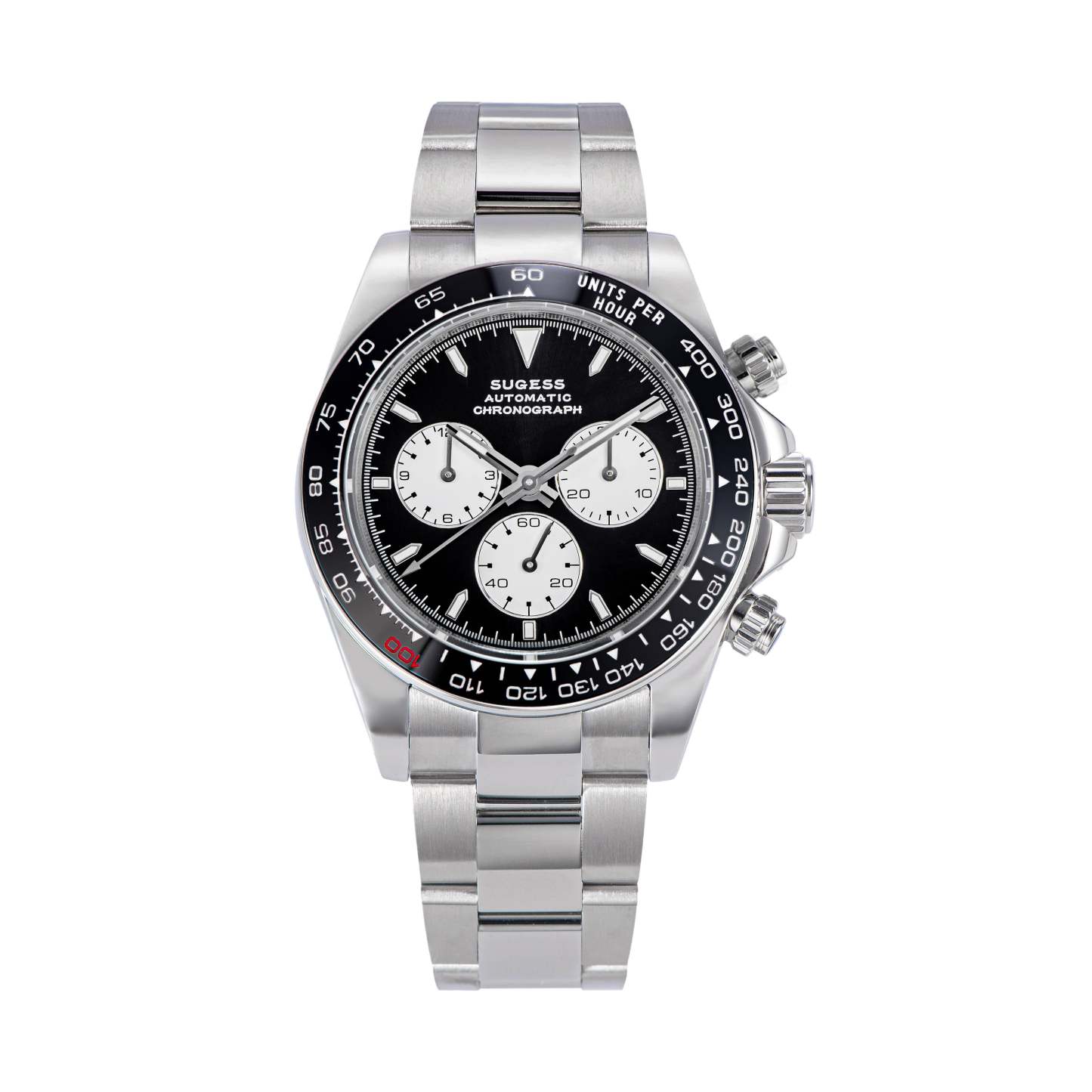 Automatic Chronograph S418-2.003 Panda Dial Ceramic Bezel Professional-TIME.SHOP