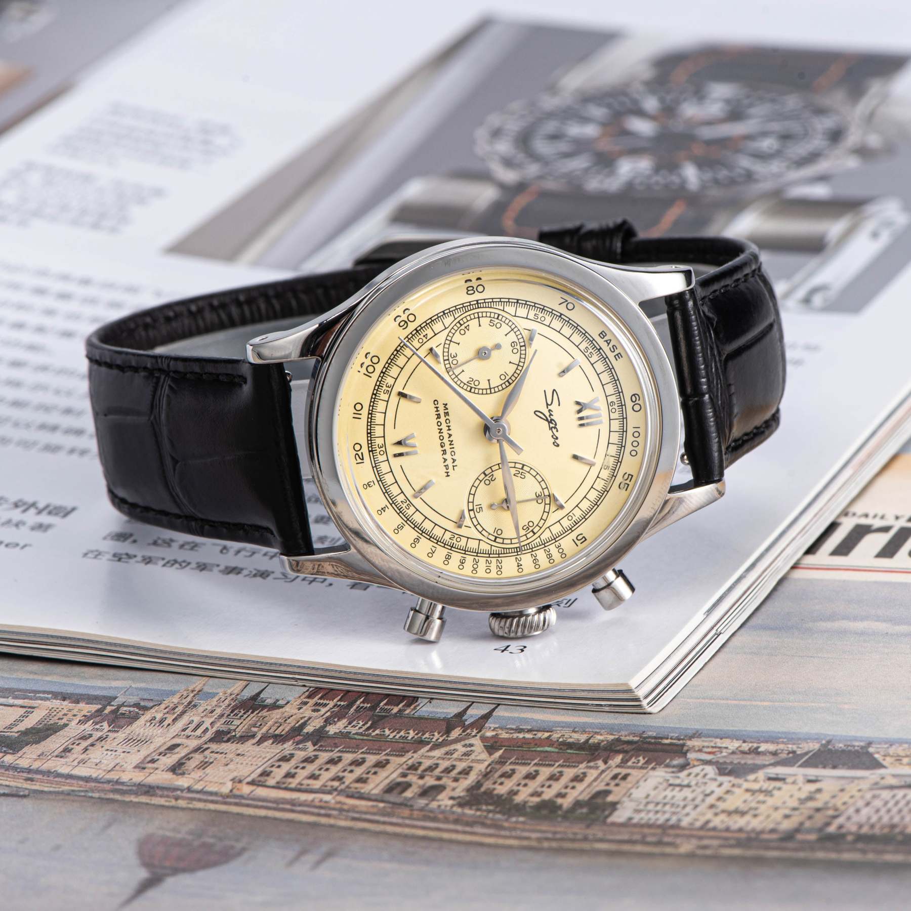 Chrono Heritage 411 SU1901CS Creamy Dial-TIME.SHOP