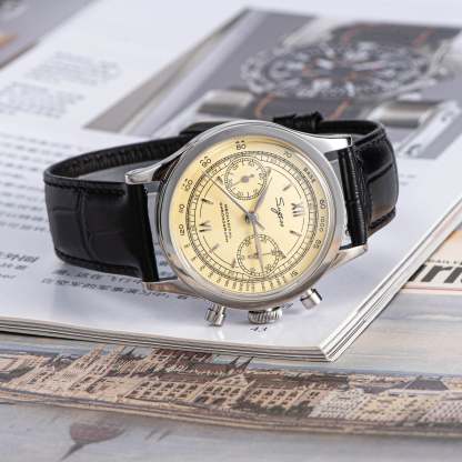 Chrono Heritage 411 SU1901CS Creamy Dial-TIME.SHOP