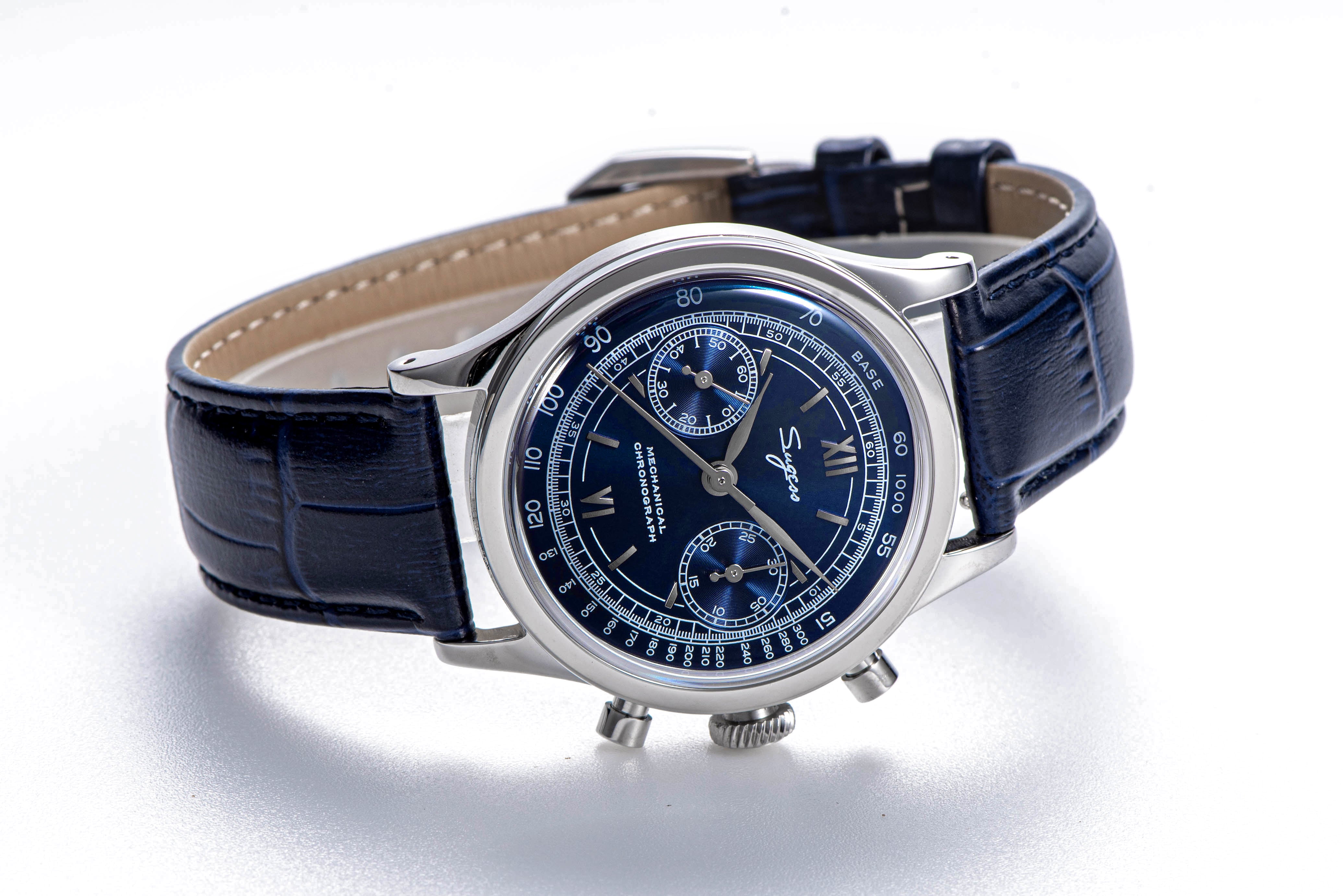 Chrono Heritage 411 SU1901DBS Deep Blue Dial-TIME.SHOP