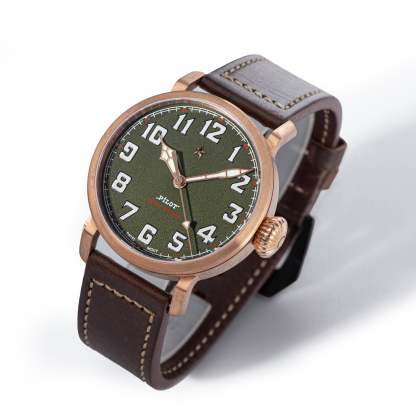 Pilot Master SUPILOT008 Green Dial ST2130 Movement-TIME.SHOP
