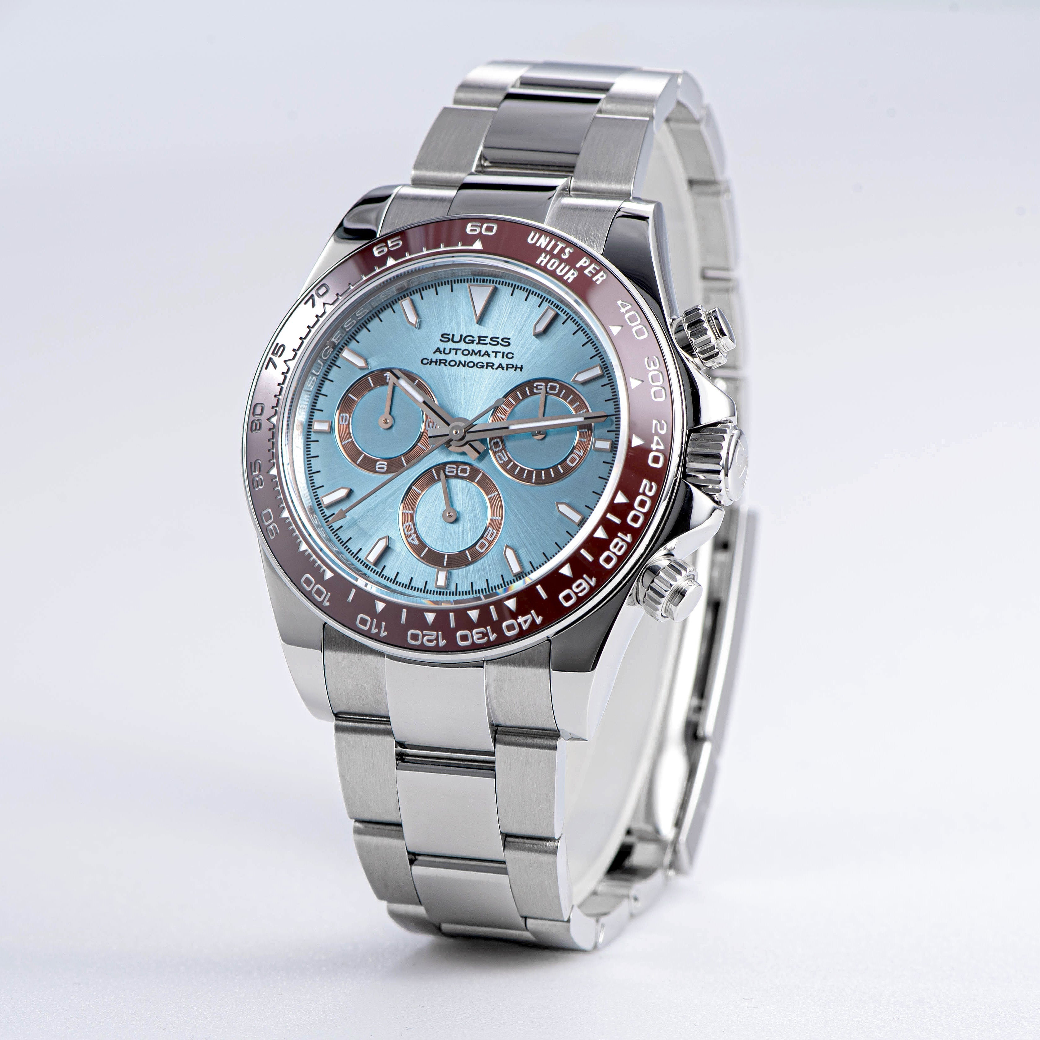 Automatic Chronograph S418-2.003 Panda Dial Ceramic Bezel Professional-TIME.SHOP