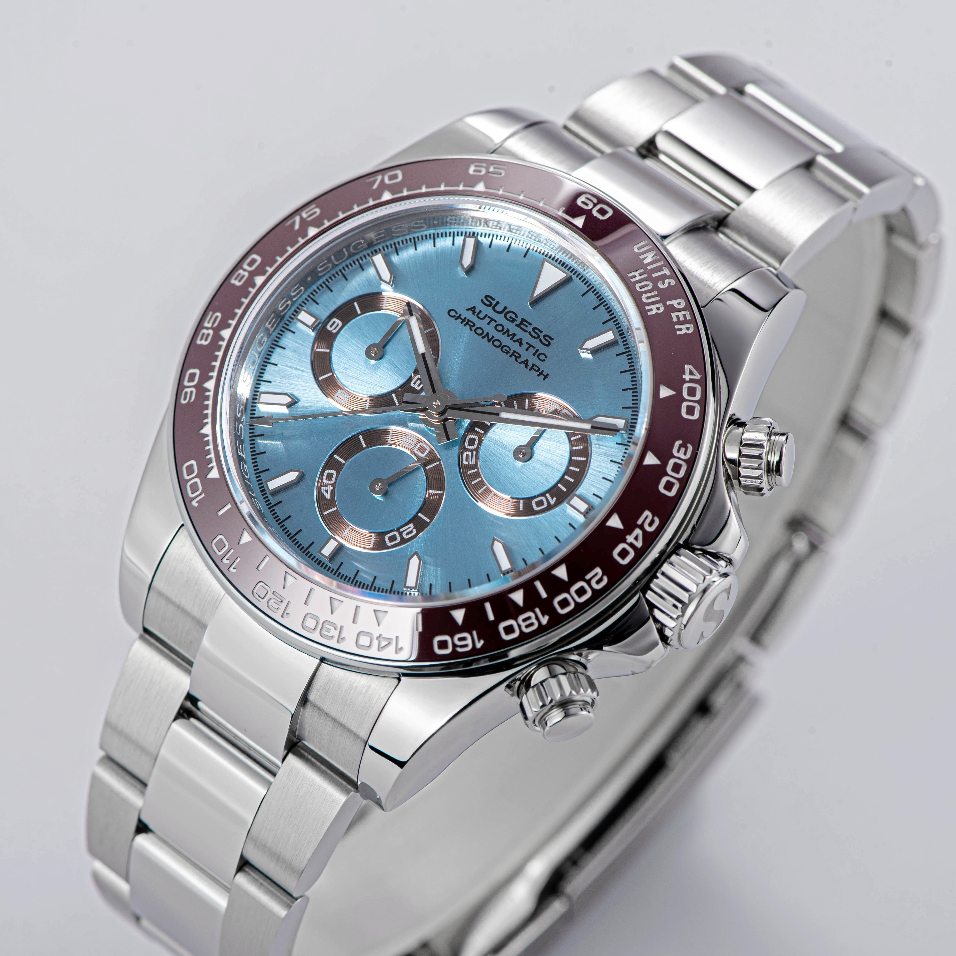 Automatic Chronograph S418-2.003 Panda Dial Ceramic Bezel Professional-TIME.SHOP