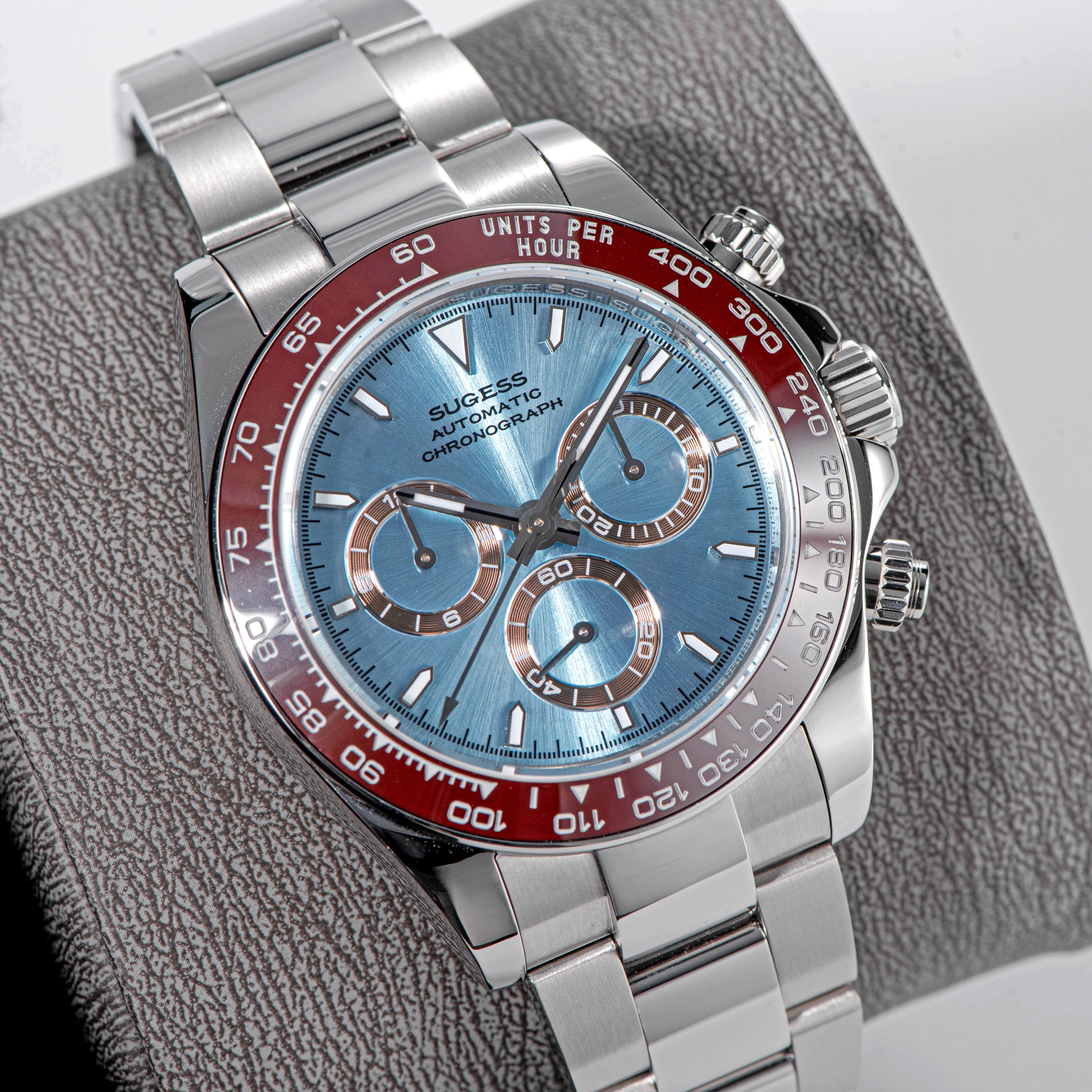 Automatic Chronograph S418-2.003 Panda Dial Ceramic Bezel Professional-TIME.SHOP