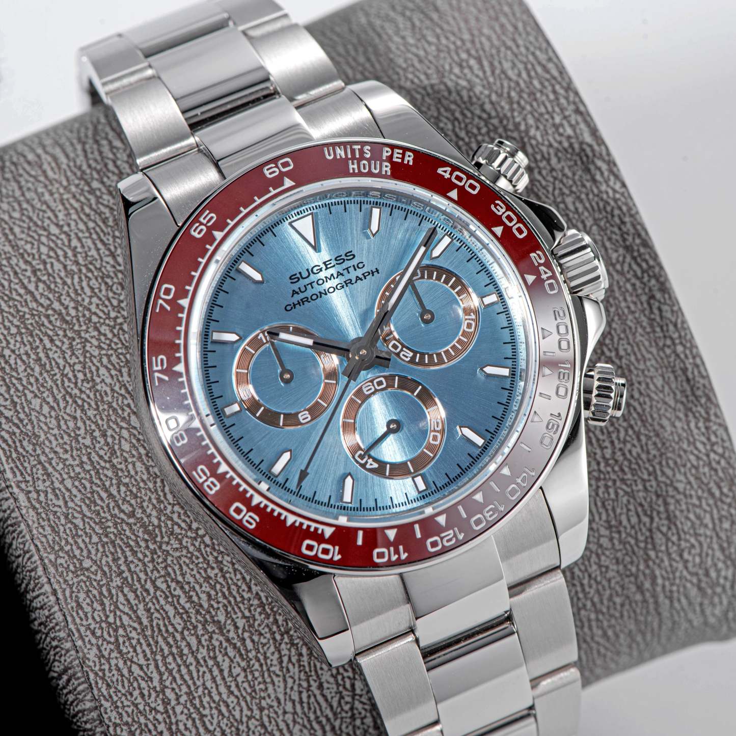 Automatic Chronograph S418-2.001 White Dial Stainless Steel Bezel Professional-TIME.SHOP