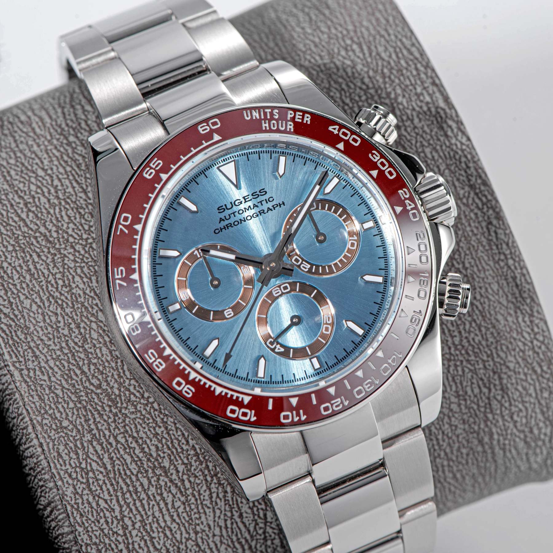 Automatic Chronograph S418-2.001 White Dial Stainless Steel Bezel Professional-TIME.SHOP
