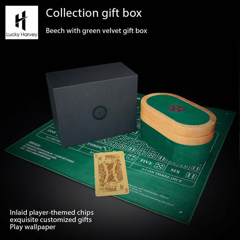 Lucky Harvey Automaton Player Series Silver Poker Roulette 18K GOLD BALL Automatic Watch