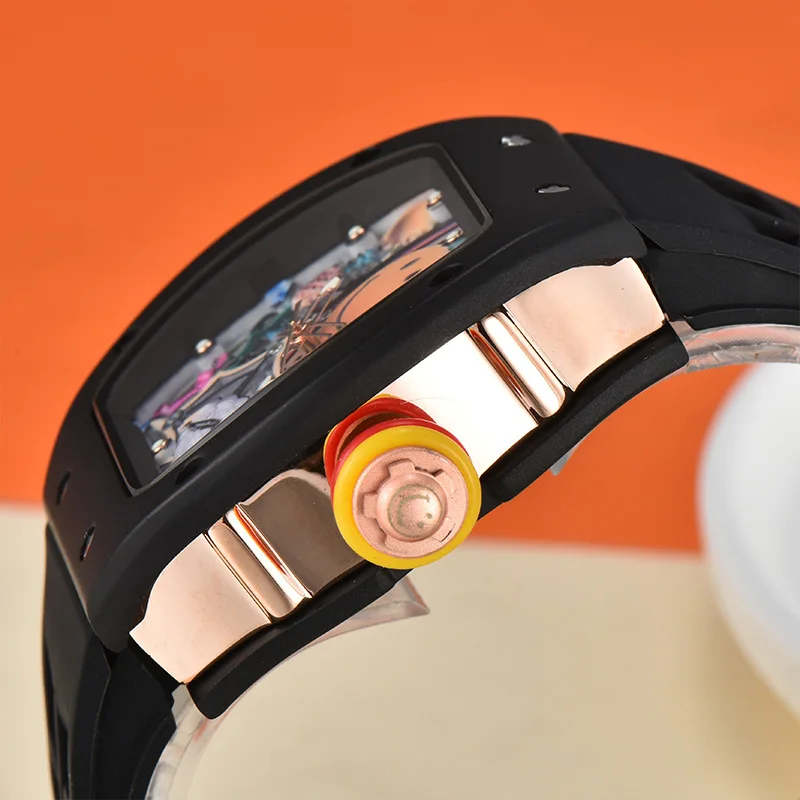 UTAHI BK158 Smiling Face Business Men's Watch Tonneau High Quality Leisure Fashion Waterproof Quartz Watch