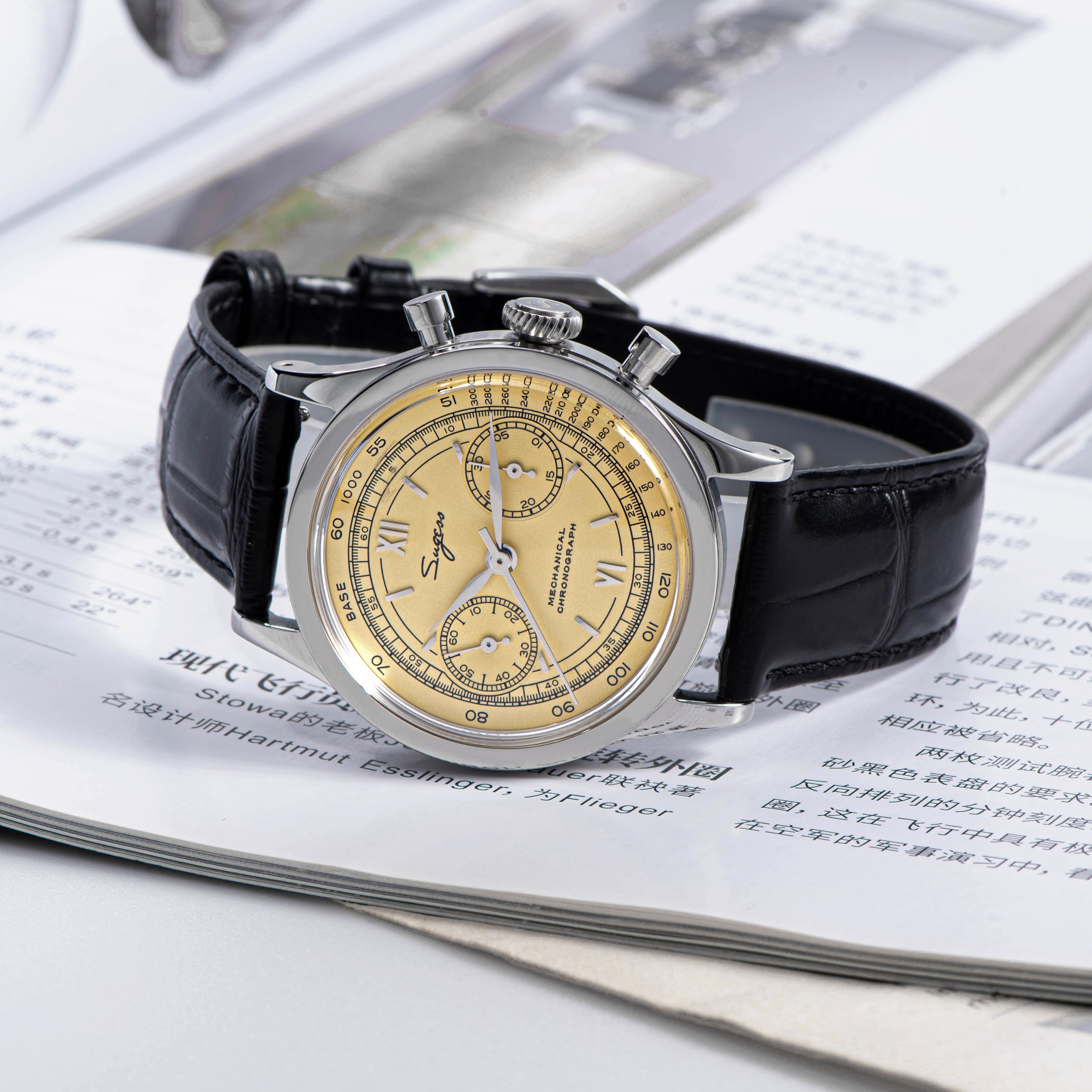 Chrono Heritage 411 SU1901CS Creamy Dial-TIME.SHOP