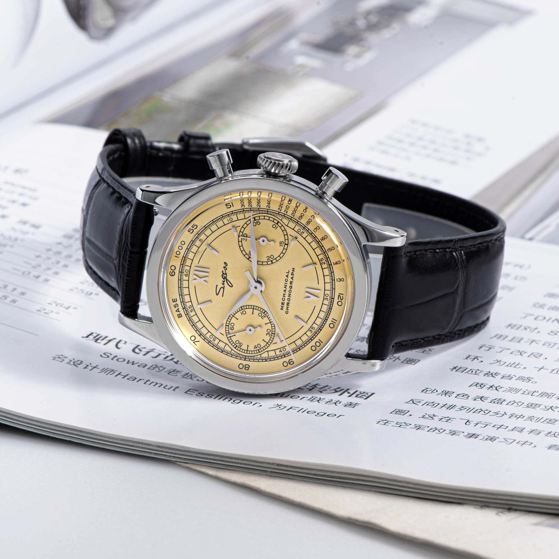 Chrono Heritage 411 SU1901CS Creamy Dial-TIME.SHOP